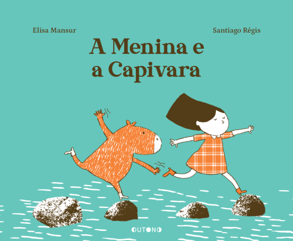 Capa A Menina e a Capivara